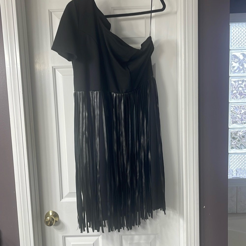 Women’s Size 16 One Shoulder Fringe Dress
